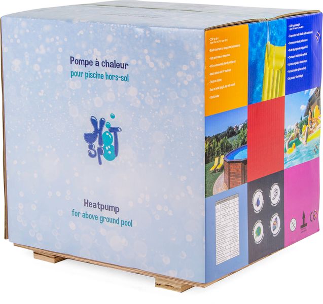 Hot Spot 3 compacte zwembad warmtepomp 3,1kW - verpakking