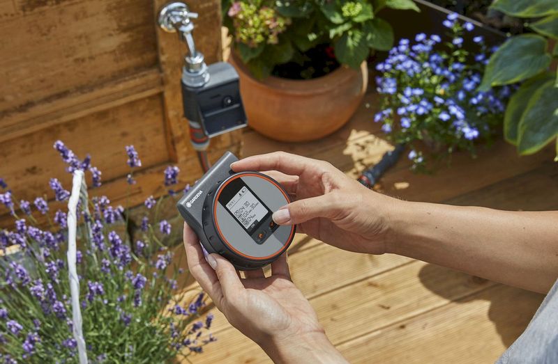 Gardena Flex besproeiingscomputer - afneembaar bedieningspaneel