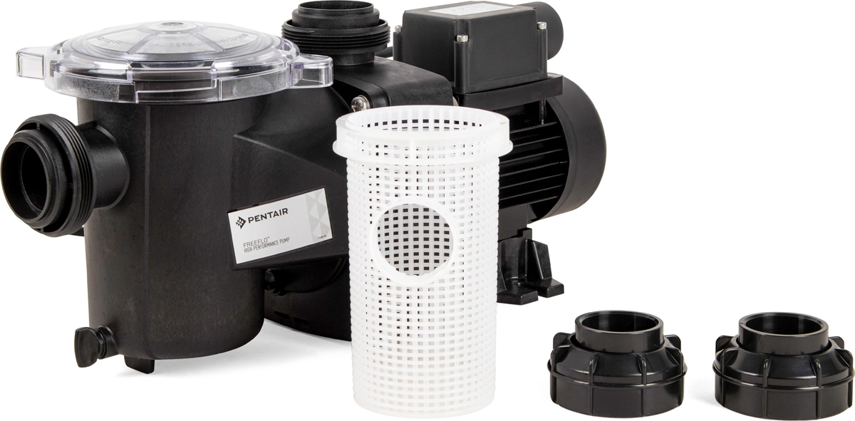 Pentair Freeflo FFL-101 zwembadpomp 18m³ - filtermand en koppelingen