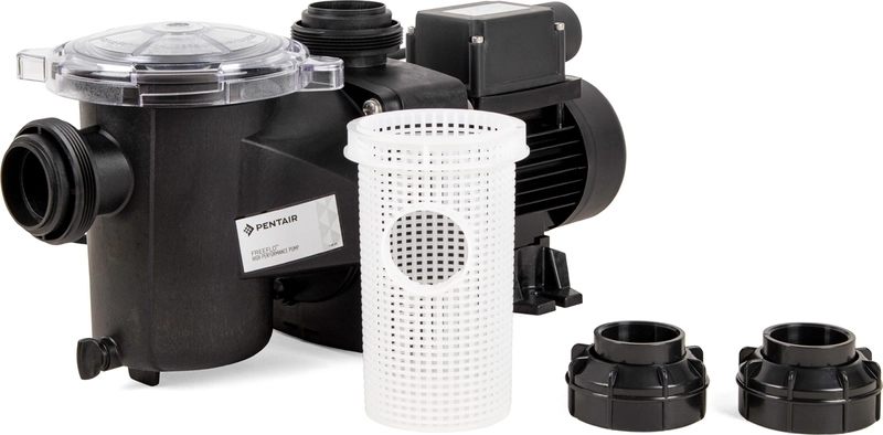 Pentair Freeflo FFL-101 zwembadpomp 18m³ - filtermand en koppelingen