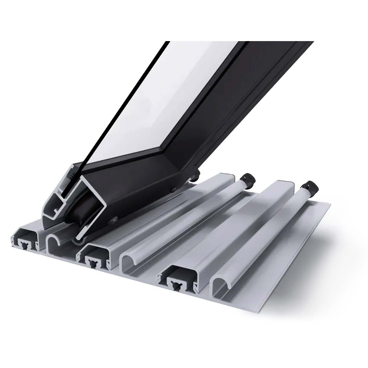 Albixon Klasik Clear A zwembadoverkapping
rail