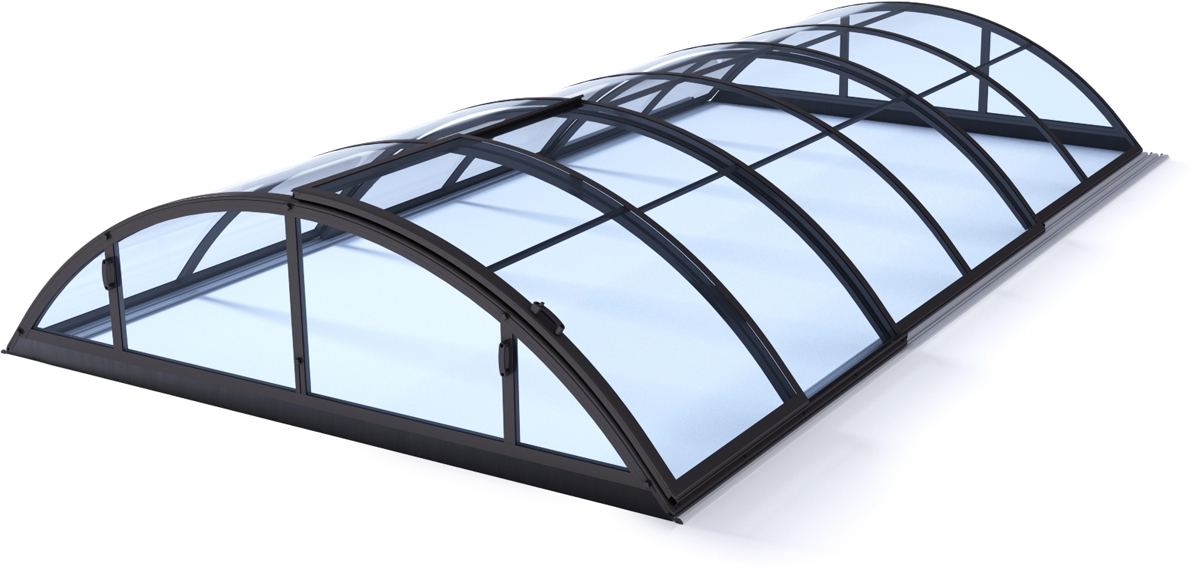 Albixon Klasik Clear A zwembadoverkapping
