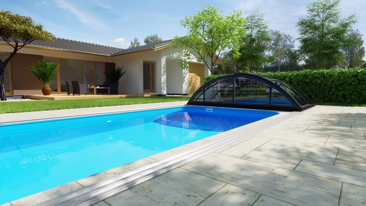 Albixon Klasik A Clear zwembadoverkapping