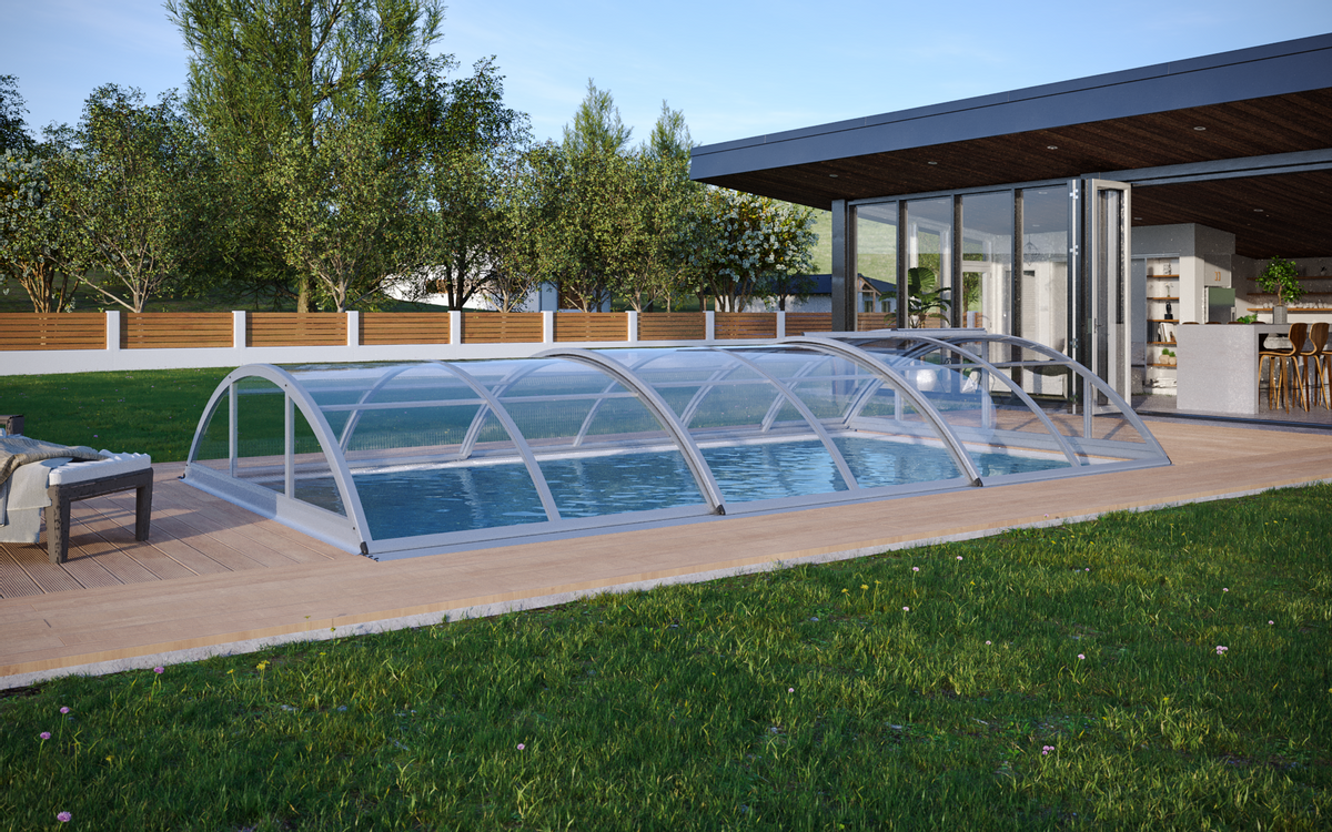 Albixon Klasik A Clear zwembadoverkapping