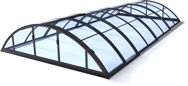 Albixon Klasik Clear B zwembadoverkapping
