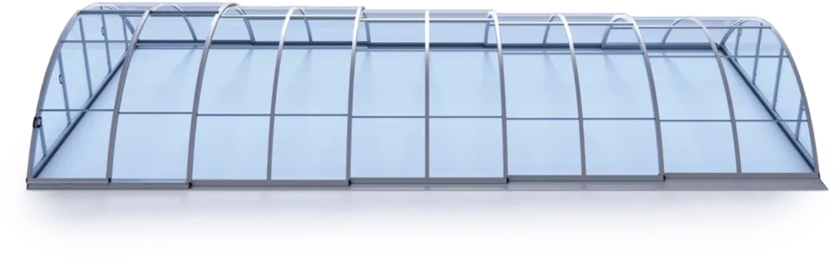 Albixon Klasik Clear C zwembadoverkapping
side alu