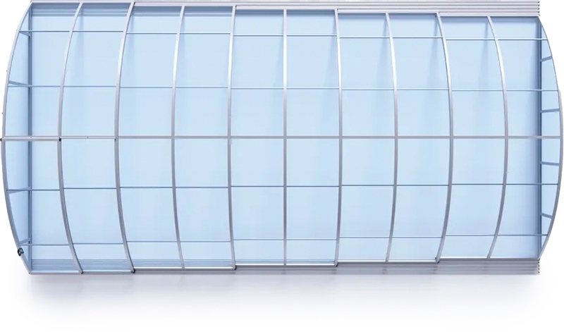 Albixon Klasik Clear C zwembadoverkapping
top alu