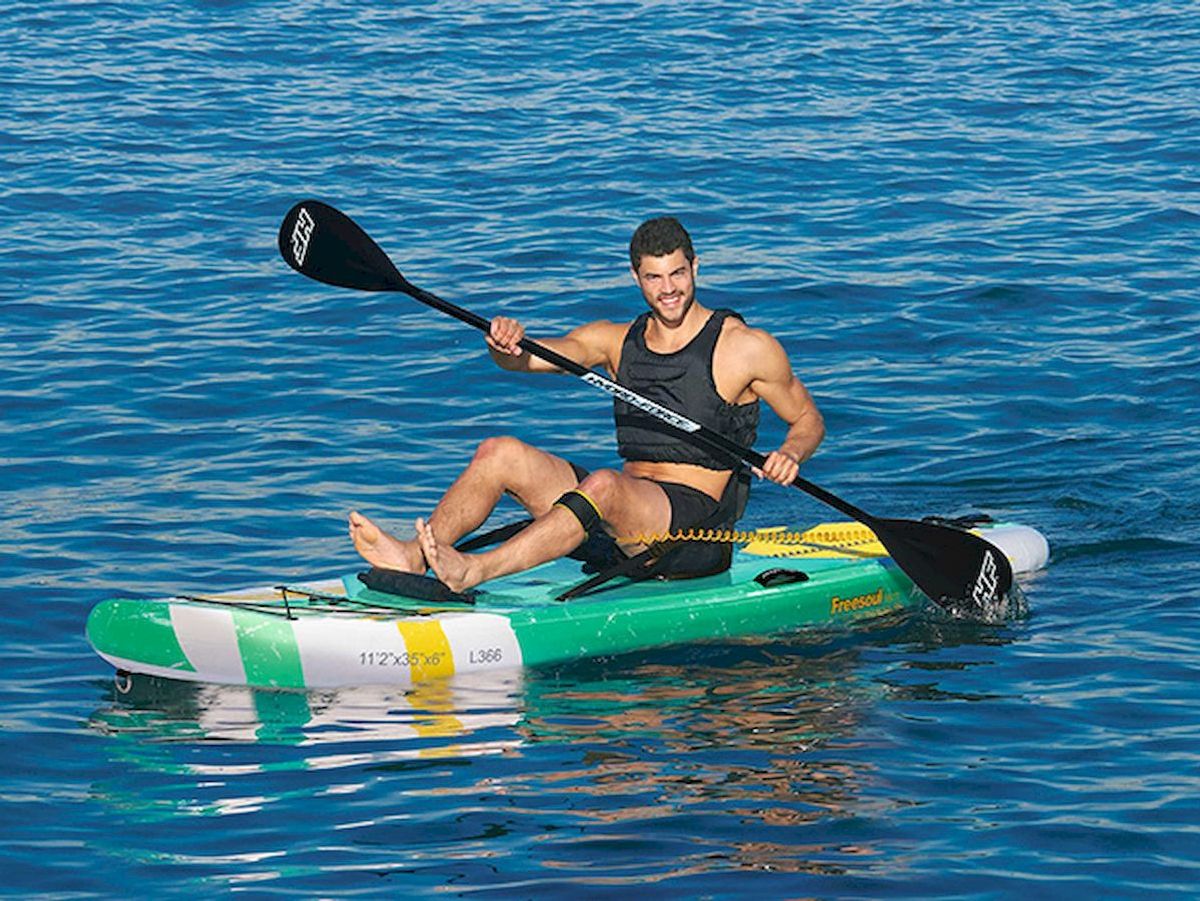 Hydro Force Freesoul Tech met zitje opblaasbare supboard sfeershot