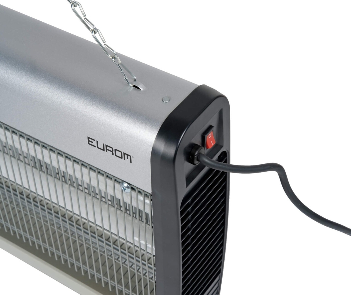 Eurom Fly Away metal 30 Led insectenlamp aan/uit knop