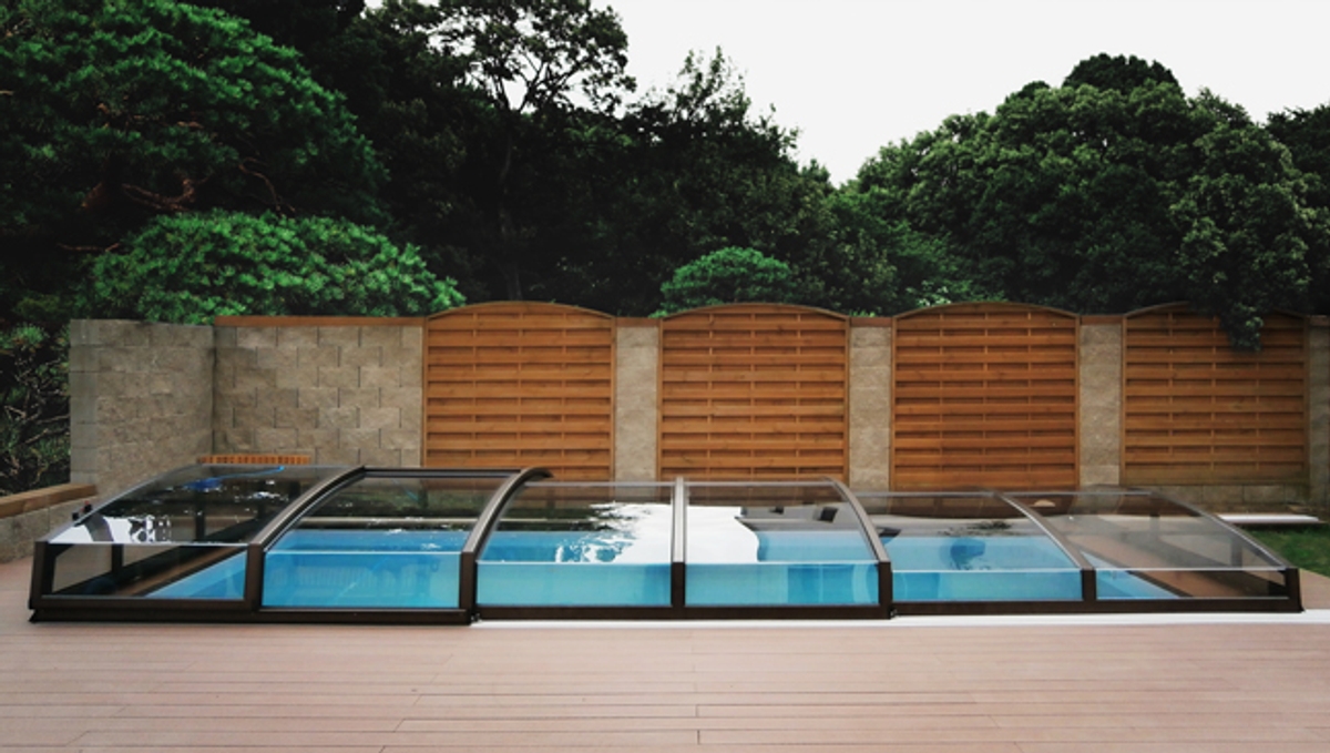 Albixon Casablanca Infinity A Clear zwembadoverkapping