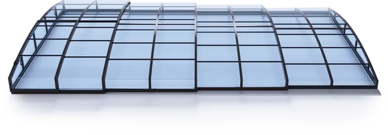 Albixon Casablanca Infinity Clear B zwembadoverkapping
side