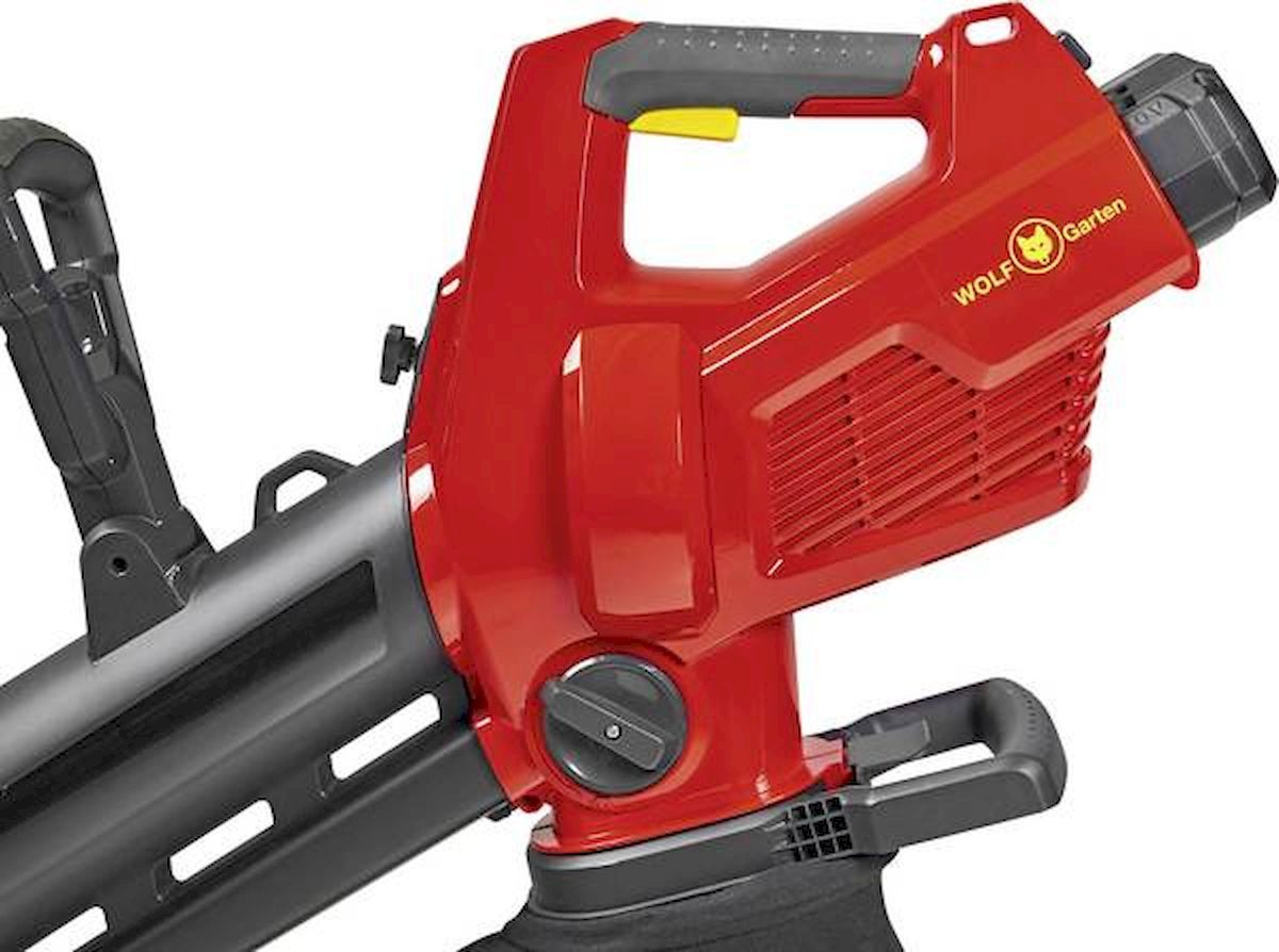 Wolf-Garten Lycos 40/480 V accu bladblazer handvat en draaiknop
