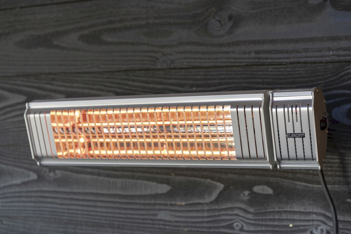 Eurom Golden 2000 Amber Smart terrasverwarmer, sfeerfoto details