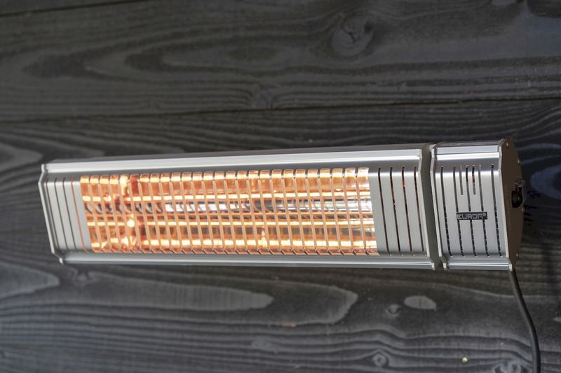 Eurom Golden 2000 Amber Smart terrasverwarmer, sfeerfoto details