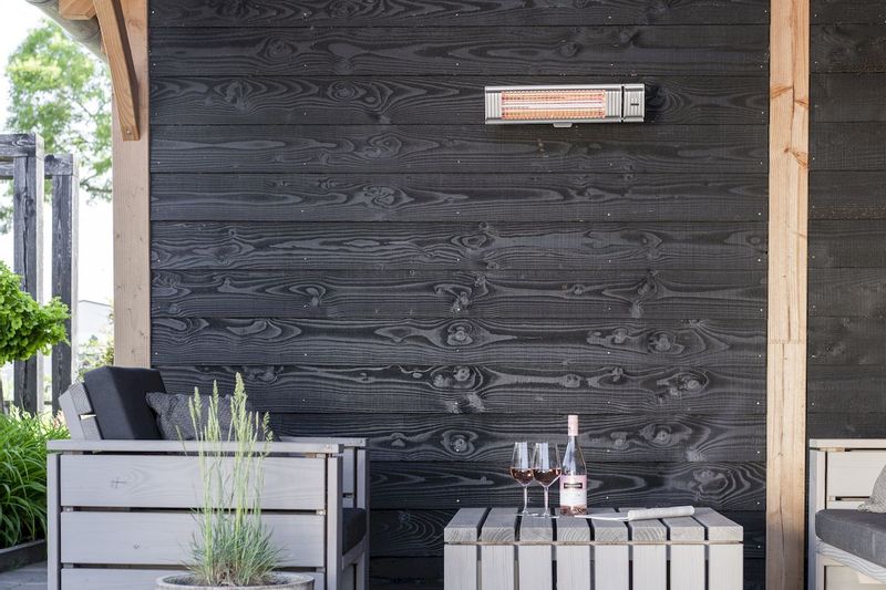 Eurom Golden 2000 Amber Smart terrasverwarmer, sfeerfoto 2