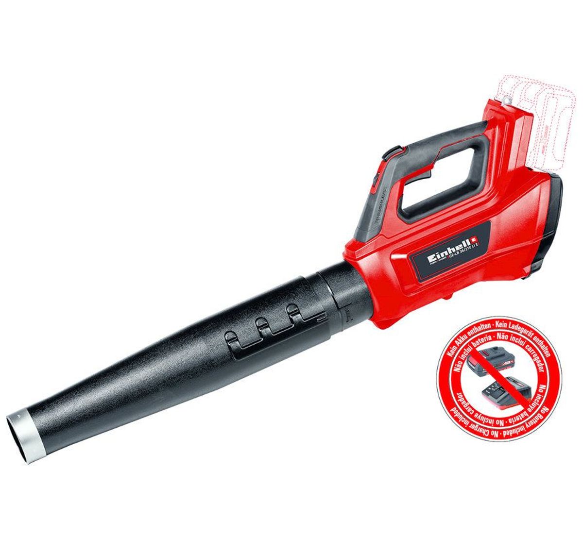  Einhell GE-LB 36/210 Li E PXC Koolborstelloos Solo accu bladblazer zonder accu