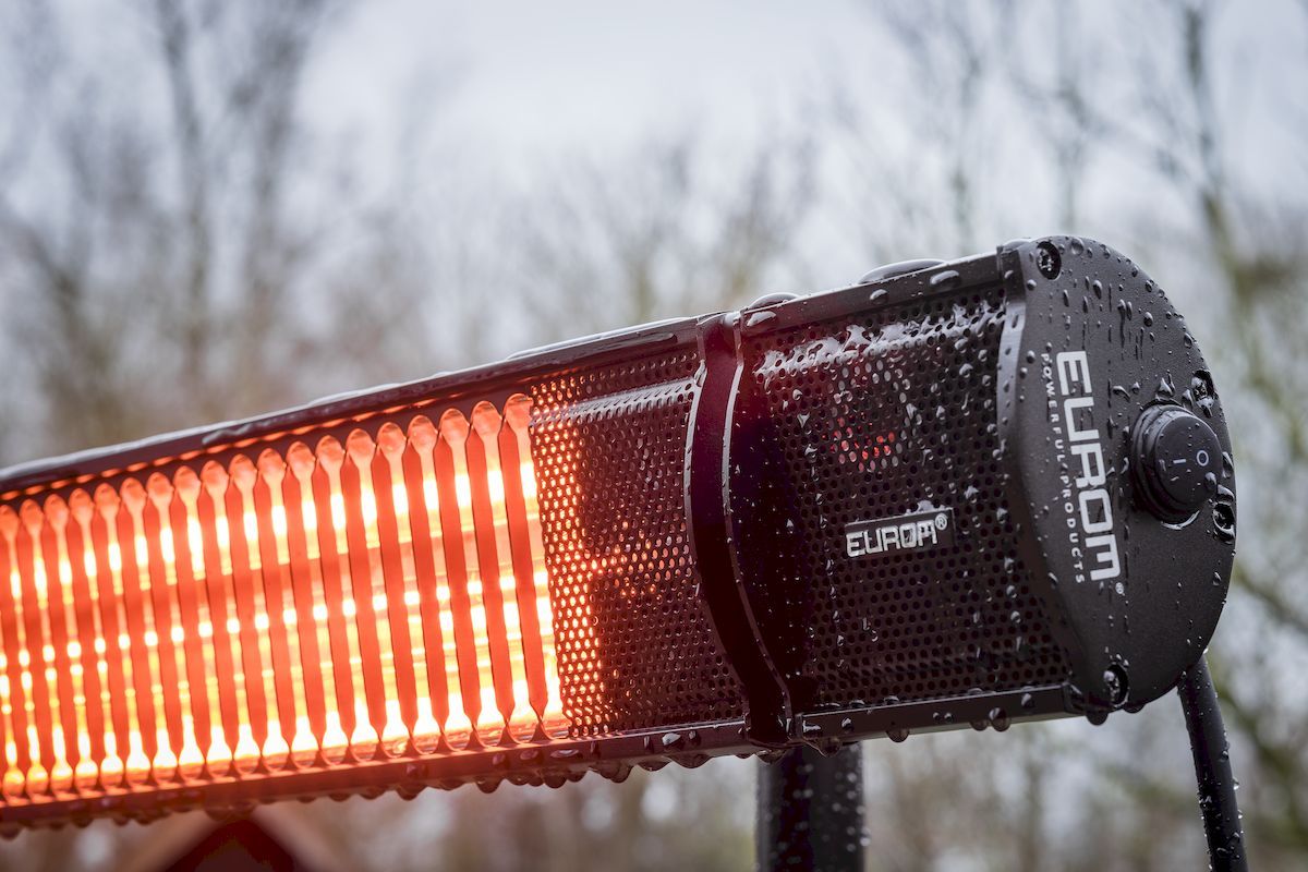 Eurom Golden 2200 Comfort RCD patioheater black terrasverwarmer