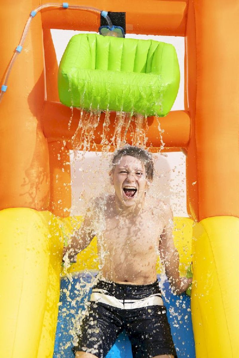 Glijbaan met verassingselement Bestway H2OGO! Mount Splashmore Mega waterpark