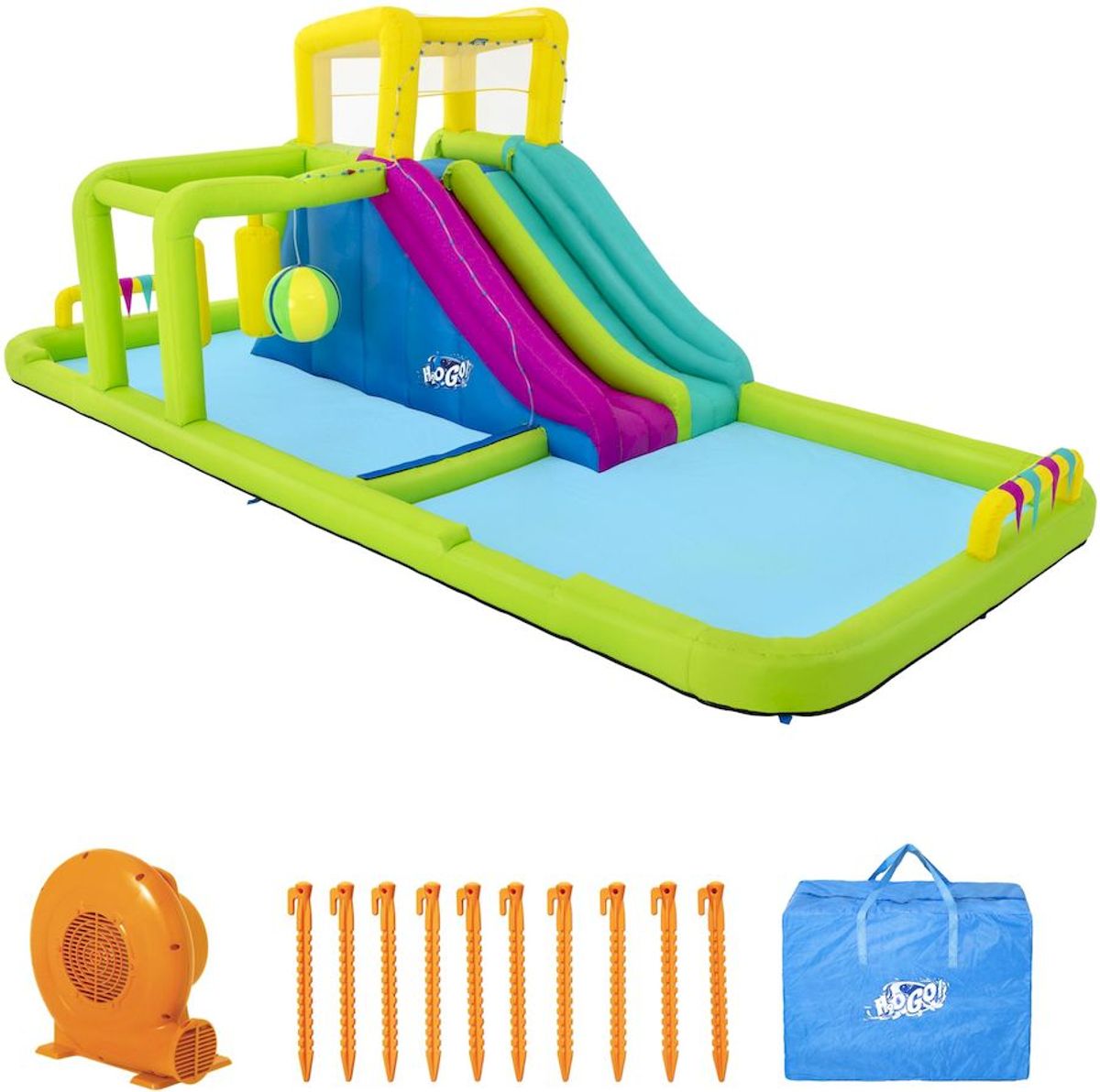 H2OGO! Splash Course Mega waterpark & accessoires 