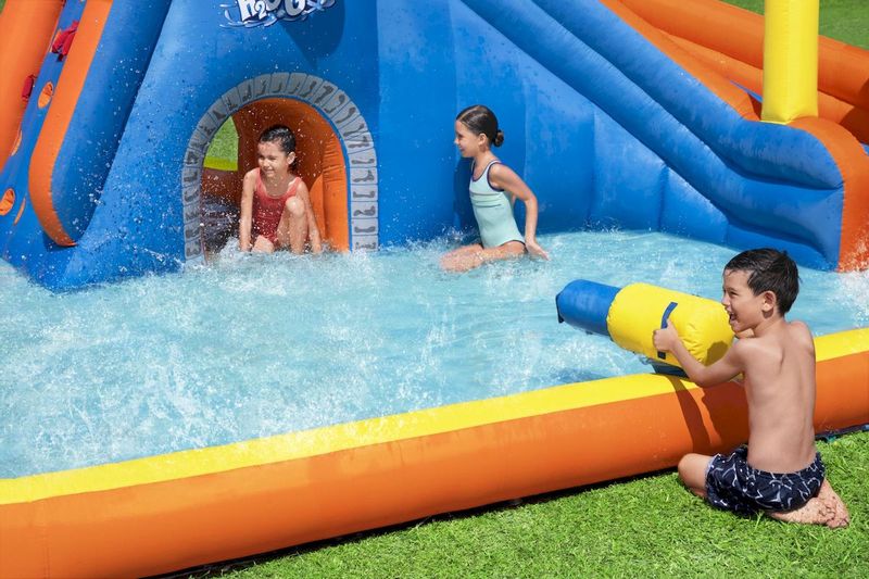 Tunnel & zwem- speelgedeelte Bestway H2OGO! Super Speedway Mega waterpark
