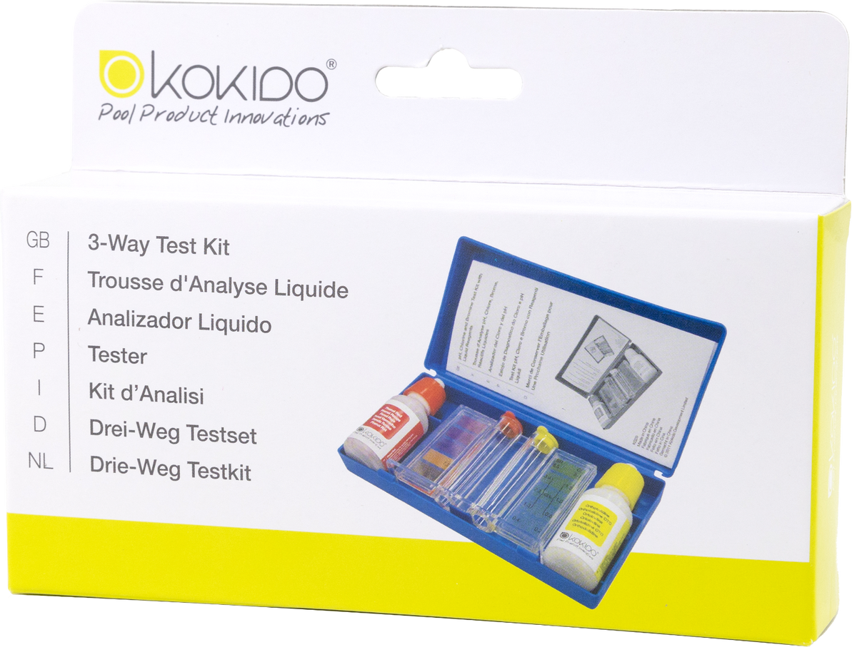 Kokido druppeltester pH en Chloor voor zwembad en spa