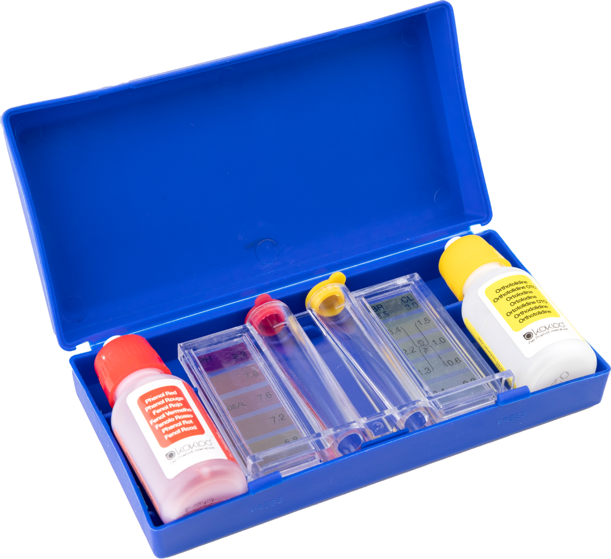 Kokido druppeltester pH en Chloor voor zwembad en spa