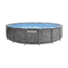 Intex Prism Frame Pool Greywood - 457 x 122 cm – met filterpomp en accessoires
