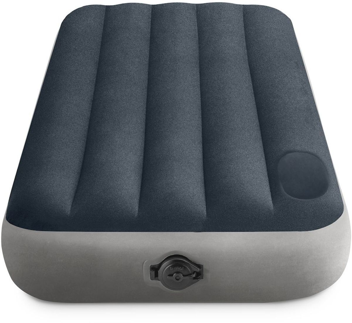 Intex Single-High luchtbed met batterijpomp - Eenpersoons