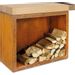 OFYR Butcher Block Storage 90 Corten - Teak Wood