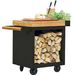 OFYR Mise en Place Table 65 PRO Black - Teak wood