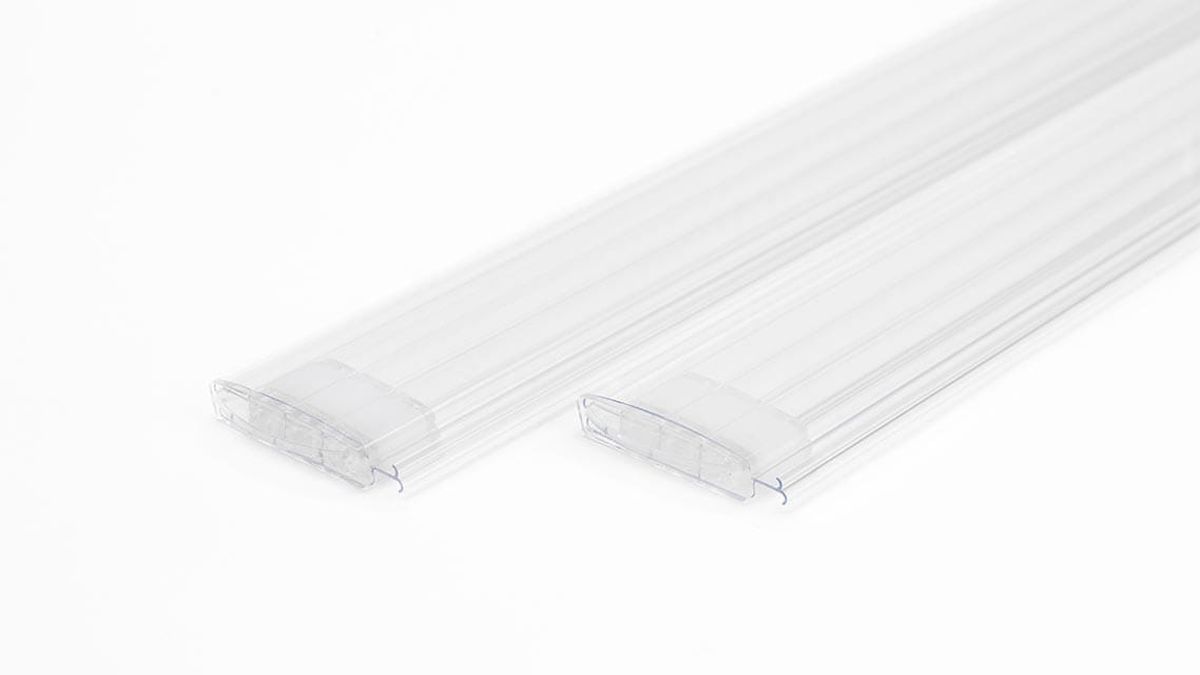 AQS Polycarbonaat Lamellen Transparant per m2