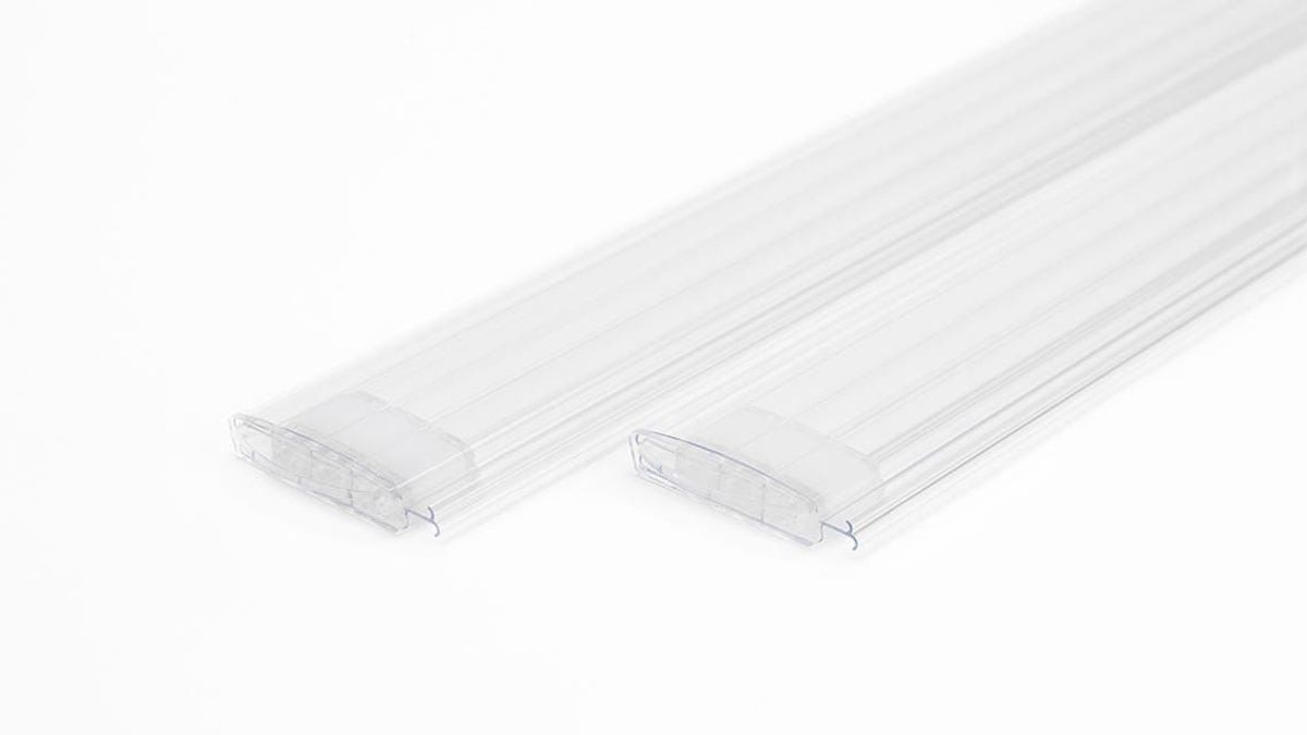 Starline Roldeck lamellen Polycarbonaat PC60 Crystal Clear