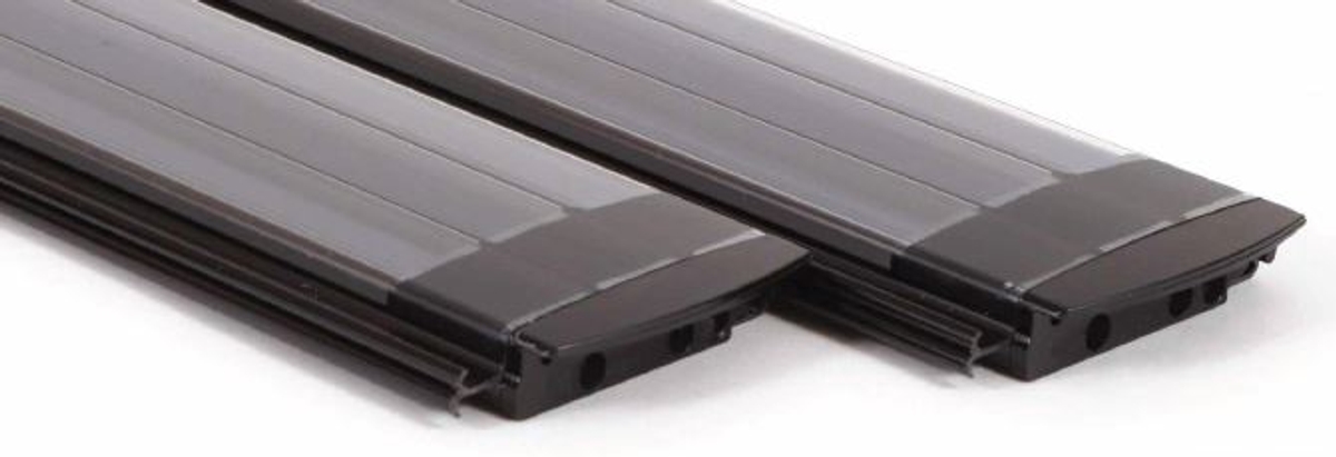 Starline Roldeck Polycarbonaat Solar Eclipse lamellenafdekking zwembad - per m2 - Transparant