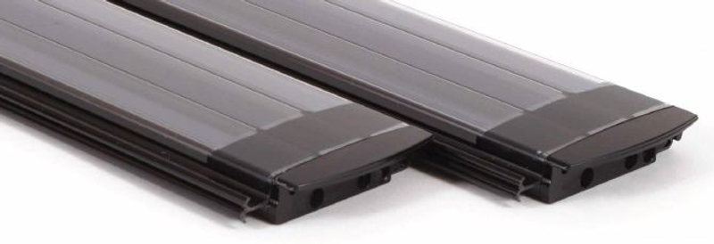 Starline Roldeck Polycarbonaat Solar Eclipse lamellenafdekking zwembad - per m2 - Transparant