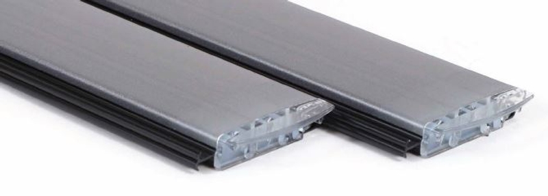 Starline Roldeck Polycarbonaat Solar Eclipse lamellenafdekking zwembad - per m2 - Aluminium