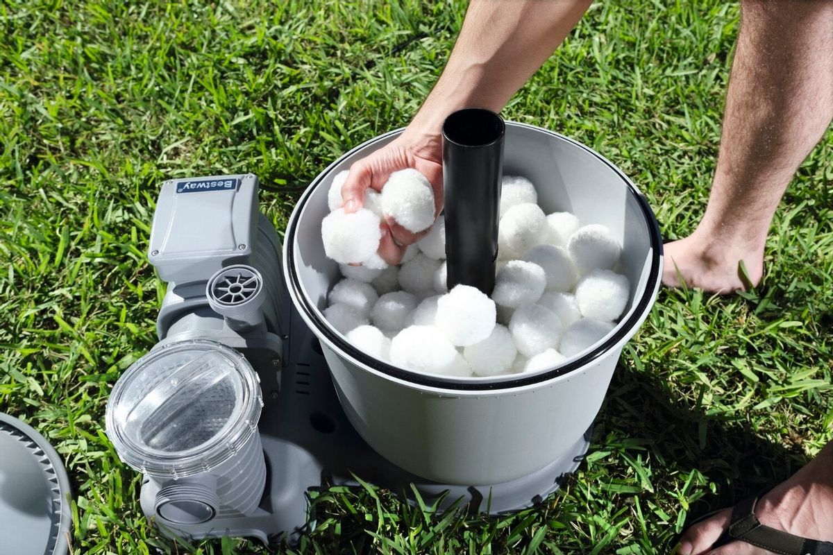 Bestway Flowclear Polysphere filtermedium voor zandfilters - sfeer1