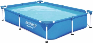 Toppy Bestway Steel Pro zwembad - 221 x 150 x 43 cm aanbieding