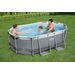 Bestway Power Steel Oval zwembad - 305 x 200 x 84 cm - met filterpomp en accessoire