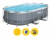 Bestway Power Steel Oval zwembad - 427 x 250 x 100 cm - met filterpomp en accessoires