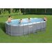 Bestway Power Steel Oval zwembad - 549 x 274 x 122 cm - met filterpomp en accessoires
