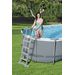 Bestway Power Steel Oval zwembad - 549 x 274 x 122 cm - met filterpomp en accessoires