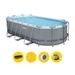 Bestway Power Steel Oval zwembad - 549 x 274 x 122 cm - met filterpomp en accessoires
