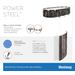 Bestway Power Steel Oval zwembad - 610 x 366 x 122 cm - met filterpomp en accessoires