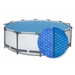Bestway solar cover rond - 366 cm (zeilmaat 356) - Blauw