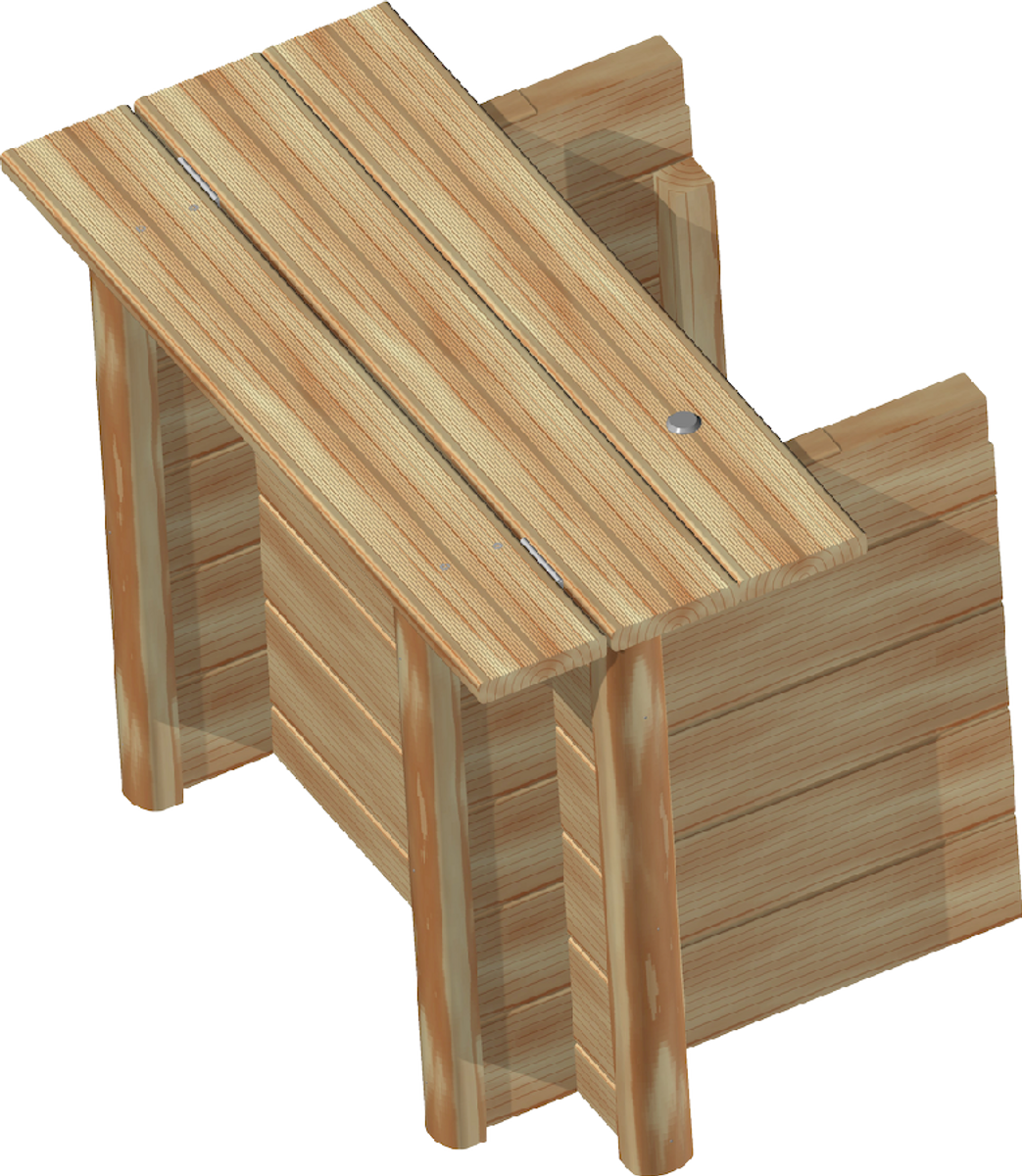 BWT Houten omkasting voor droge kuil Stadszwembad XL