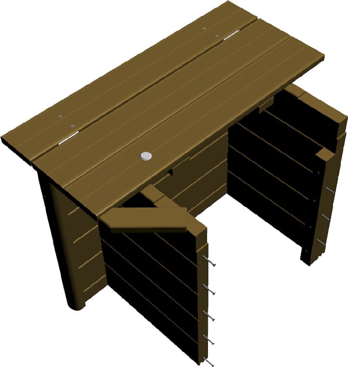 BWT Houten omkasting voor droge kuil Stadszwembad XL