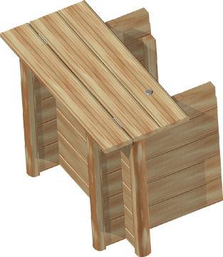 BWT Houten omkasting voor droge kuil Stadszwembad XL