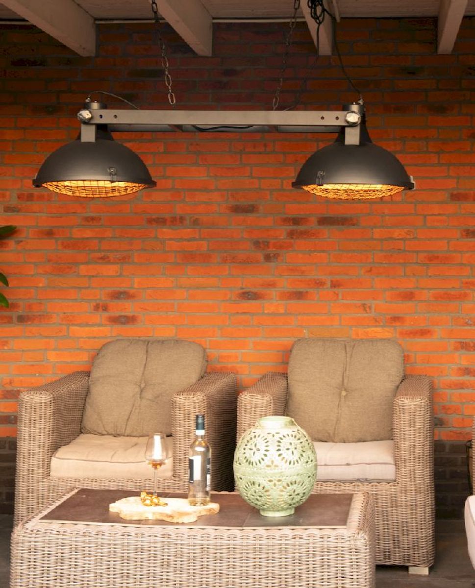 Sunred Heater Indus II Hanging 3000 terrasverwarmer sfeer