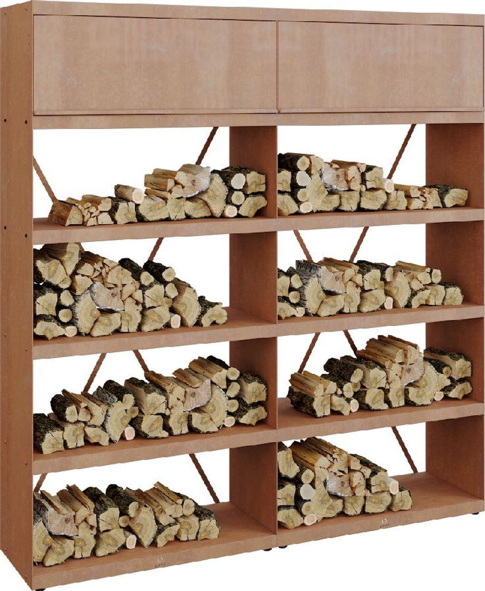 OFYR Wood Storage Corten 200 met hout