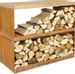 OFYR Wood Storage Corten Dressoir met hout